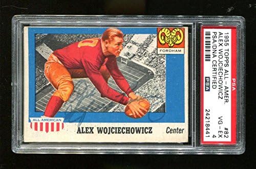 Alex Wojciechiwicz potpisao je 1955. apps sav američki autogramirani PSA / DNK 24218441 - NFL autogramiranih fudbalskih kartica