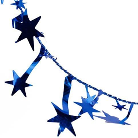 Doitool 3pcs zvjezdani ukras za noge Božićni vijenac Tinsel Tink. Plavi