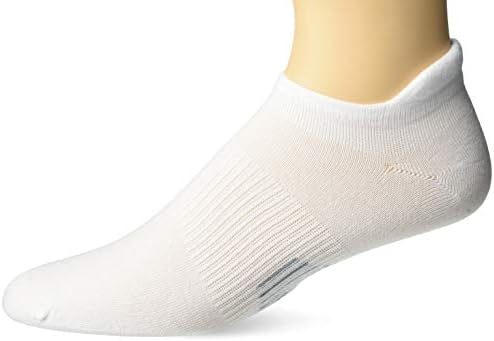 WrightSock Unisex Blister Besplatne čarape, ultra tanka tabla, bijela, 1 par
