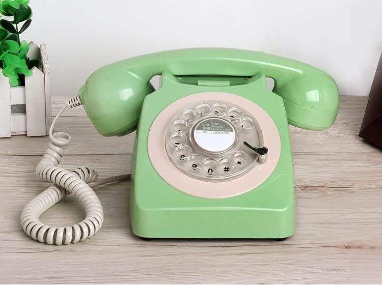 ZLXDP Corded telefoni Klasična rotaciona biranja Početna Office Telefoni 1930S starinski vintage telefoni Vintage telefoni