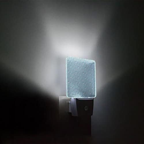 T & amp; H Xhome noćno svjetlo za djecu, proljeće minimalistički cvjetni listovi LED noćno svjetlo Priključite se na zid sa svjetlosnim