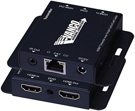 Vanco HDMIEX50 IC kontrola HDMI ekstender preko jednog Cat5e / Cat6 kabla, Crni
