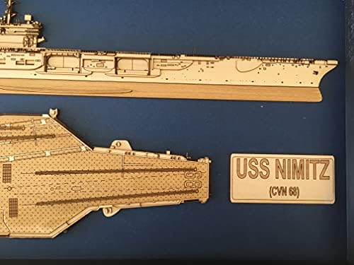 Delphic Fine Art USS Eisenhower CVN - 69 Model drveta