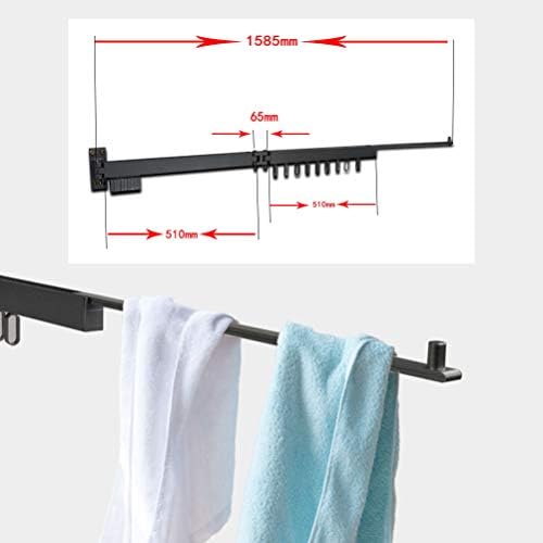 Doitool vješalice za odjeću, balkonski stalak za sušenje sklopivi stalak za sušenje odjeće vješalica za odjeću rotacijski stalak za veš