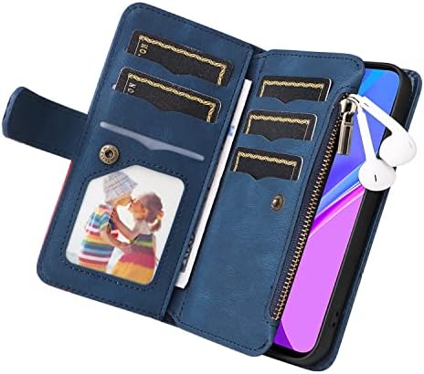 Hee hee Smile torbica za novčanik za Sony Xperia 5 IV Premium PU kožna magnetna torbica sa patentnim zatvaračem džepni utori za kartice