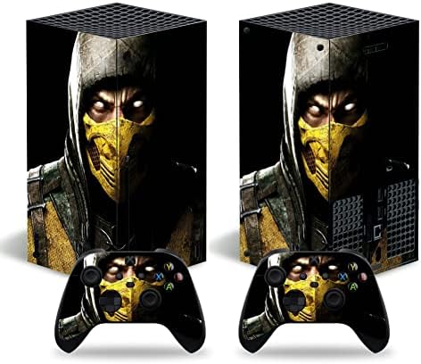 Innageek - Zaštitna naljepnica za kožu Vinil za Xbox Serie X Mortal Kombat Scorpion
