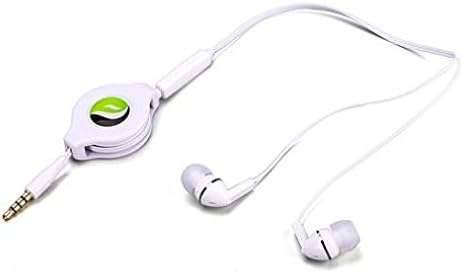 Premium zvučne slušalice za slušalice bez rukava Mic dvostruke ušive slušalice u ušima Wired [3,5 mm] bijela za metropcs Samsung Galaxy Grand Prime - Metropcs Samsung Galaxy J7