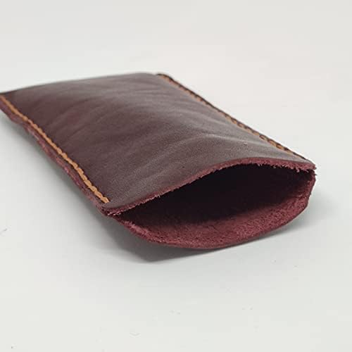 Holsterična kožna torbica za torbicu za ZTE Axon 10 Pro 5G, ručno izrađena originalna kožna futrola za kožu, Custom Custom kožna torbica, vertikalna mekana kožna futrola, smeđa futrola