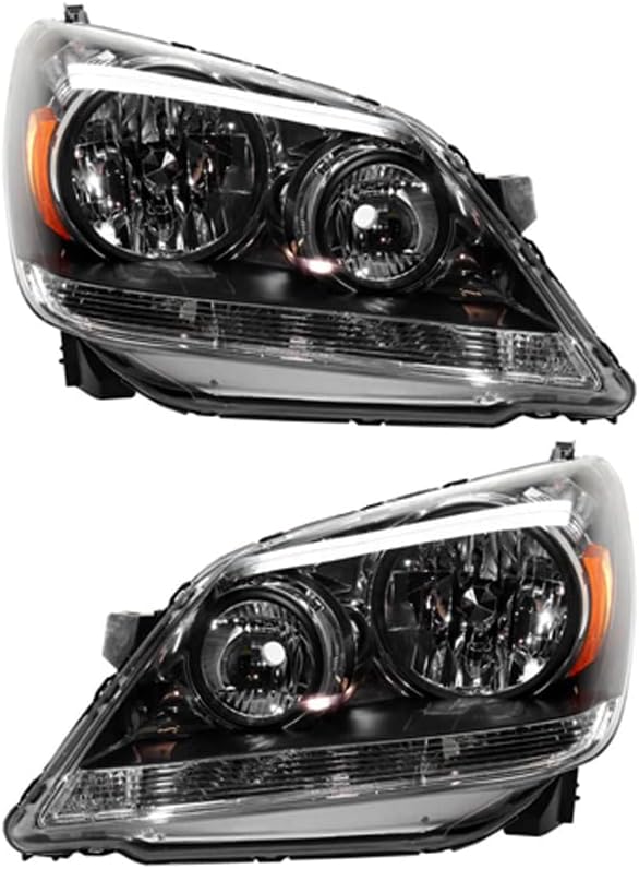 Raelektrični novi par halogenih farova kompatibilnih sa Honda Odyssey Ex-L Mini Van 2005-2007 po BROJU DIJELA 33101-SHJ-A01 33101SHJA01 33151-SHJ-A01 33151SHJA01 HO2519108 HO2518108