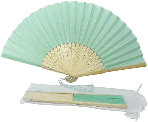 FANSOF.FANS Tkanina ručna ventilator sa ocenom za tassel a bamboo rebra naklonost