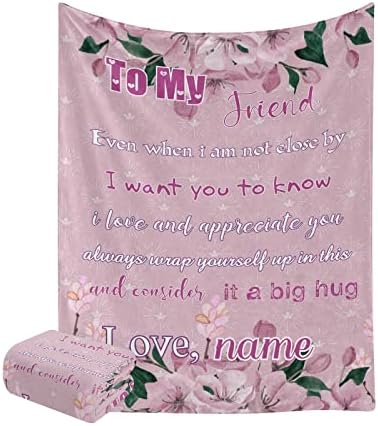 Cvjetna djevojka mog prijatelja personalizirano pokrivač rasadnik swadling deke za Gilrs Boys Kids Newborns Baby tuš ljubimac poklon 30 x 40 inčni