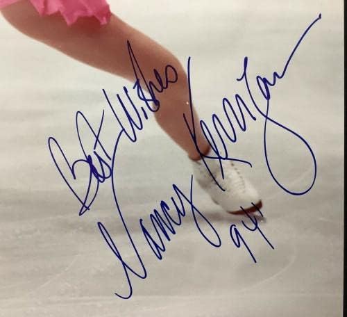 Nancy Kerrigan potpisao je fotografiju 8x10 olimpijski srebrni auto najboljih želja INSCR PSA / DNK - autogramirane olimpijske fotografije