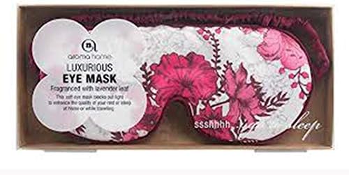 Aromahome Satin maska ​​za oči ružičaste cvijeće