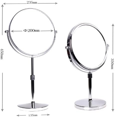 HIMRY KXD3114-10x ogledalo za šminkanje podesivo uvećanje dvostrano sa držačem 8 inča ogledalo za kupatilo ogledalo za brijanje Kozmetičko