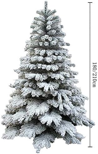 Dulplay 6,8ft Odmor za odmorište snijeg umjetno božićno drvce, sa 1038 savjeta Metalno stajalište smreka sa šarkama Xmas stablo za