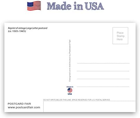 Pozdrav iz New YORK vintage reprint razglednica set od 20 identičnih razglednica. Veliko slovo naziv Američke Države paket poštanskih kartica . Napravljeno u SAD.