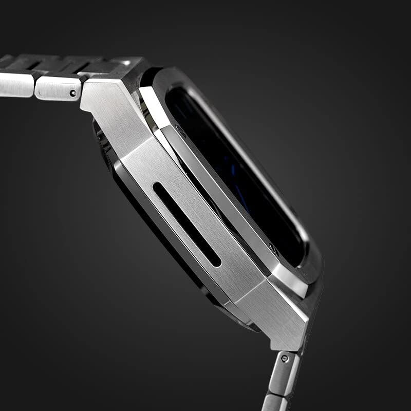 Trdybsk Najnovid nehrđajući čelik za Apple Watch Band 7 44mm 45mm plemeniti metal za iWatch seriju 7 6 SE 5 41mm Modifikacijsko kit Bezel