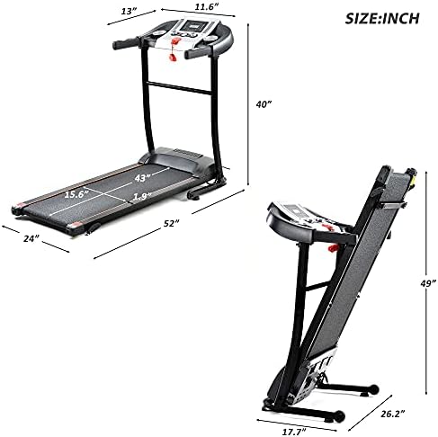 Sklopiva traka sa 12 automatskih programa i 3 načina, fitnes motorizirano trčanje trake za trčanje sa automatskim nagibom LCD i pulsni