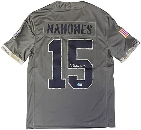 Patrick Mahomes potpisao je KANSAS CHASSOVI GRADA Pozdrav za servis Nike Limited Jersey - autogramirani NFL dresovi