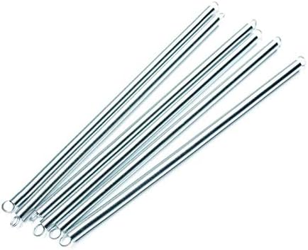 Opruga za haibing 1pcs Spring Steel Dual kuka Duga ekspanzija zatezanje Opruga Hardver Pribor Wire 0,4-0. 8mm vanjski dia 3-10mm dužina 300 mm 0. 8 x 8 x 300 mm komprimirano opruga