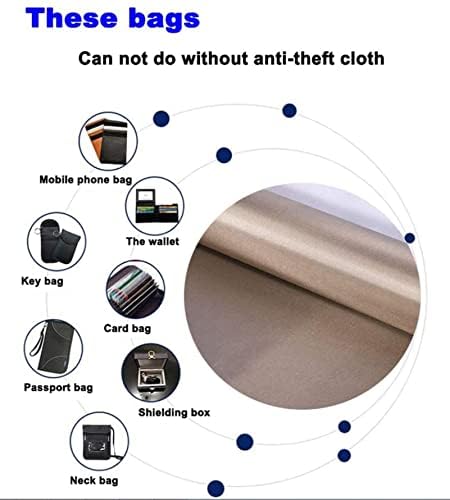 DMWMD EMF zaštita Faraday tkanina EMF zaštitna tkanina, protiv zračenja, EMI izolacija, WiFi i blokiranje signala ćelija