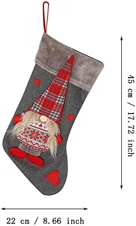 Božićne čarape Božićne ukrase Santa pokloni Čarape Candy čarape poklon torbe scena viseći ukrasi Mini kuglice