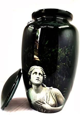 Kremat urne za ljudski pepeo pune veličine | Antonia Felipe otisnuta antikni urn, tata i mama urn, par urna za ljudski pepeo, urna za pepeo, veliki ukrasni urne poklon pristupačan urn za pepeo