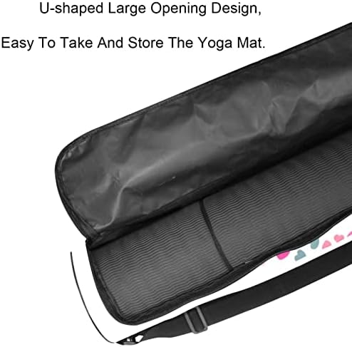 RATGDN Yoga Mat torba, maslačak bilje livada cvijeće Vježba Yoga Mat Carrier full-Zip Yoga Mat torba za nošenje sa podesivim remenom za žene i muškarce