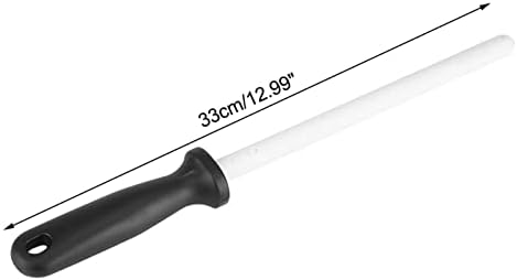 Pilipane profesionalni oštrice za noževe Nerđajući čelik -8 inčni štap za honovanje mesarski čelik sa gumenom ručkom-oštri, obnavlja