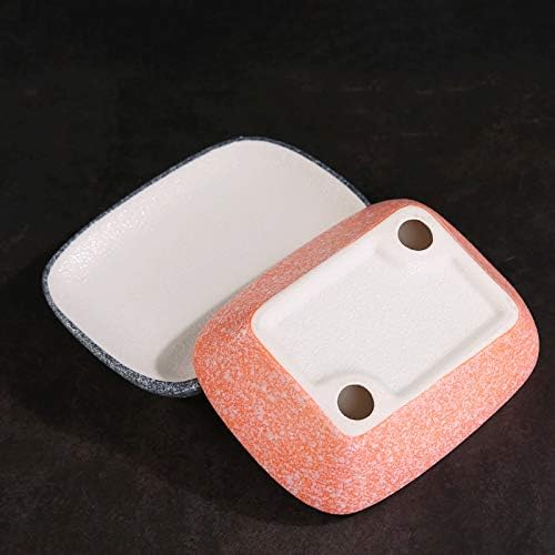 Bar sapun / sapun SOAP SOAP kutija sapuna za domaćinstvo, keramički držač sapuna s otvorom za odvod, pogodan za toalet, kupatilo,