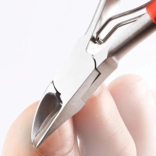 LS234 pakovanje od 2 komada Mašina za šišanje noktiju za teške uslove rada, profesionalne debele makaze za nokte, urasli nokti, mašine za šišanje noktiju sa širokim otvaranjem čeljusti Set makaza za nokte za urasli manikir(vino crveno)