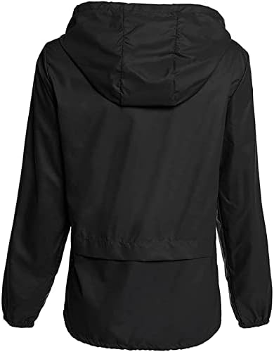 Ženska jakna za spavanje, morska jakna s dugim rukavima Ženska elegantna čvrsta jakna za kišu Udobnost džep za haubu