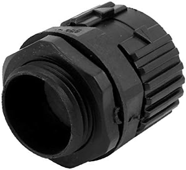 X-Dree 2pcs 28,5 mm ID M27x2mm Navoj plastični kabel spojni spojevi crne boje crni (2kom 28,5 mm ID M27x2mm Rosca kabel plástico preensaestopas