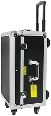 Ksiaoheshop Kit za nošenje kutija za alat Plastični prenosni valjani organizator kutija za pohranu alata za pohranu aluminijski legura