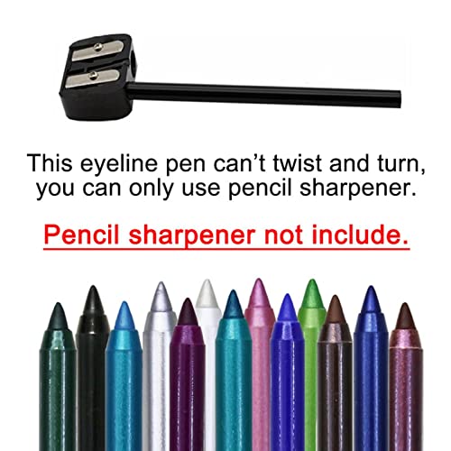 Outfmvch ispod Eyelinera šareni Eyeliner Pen Sedefasta olovka za oči olovka za oči Gel olovka crna bijela olovka za oči koja se ne