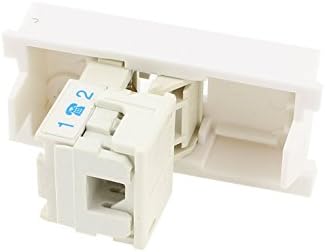 QTQGoitem telefon RJ11 6P4C ženski priključak modula Zidna ploča White