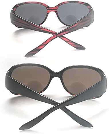 Hykaada bifokalne sunčane naočale za žene, 2 pakovanje UV zaštite Vintage Čitači za čitanje naočala