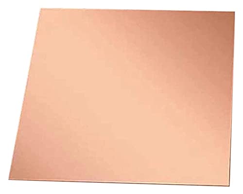 Yiwango Copper Sheet Purple Copper Plate 0. Debljina 12 inča za, Uradi sam, zanate, popravke, električne mesingane ploče bakarne ploče