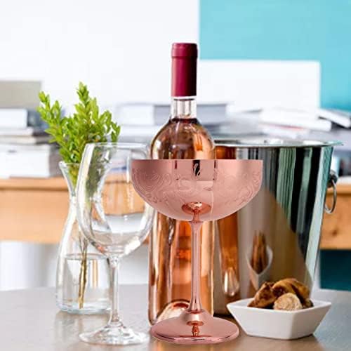 Metalni pehar za vino, udoban osjećaj dekorativnosti Čuvajte vino Cool metalna čaša za šampanjac za dom
