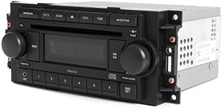1 Tvornički radio AM FM CD pomoćni unos kompatibilan sa 2004-2010 Jeep Dodge Chrysler P05064171AE Ref