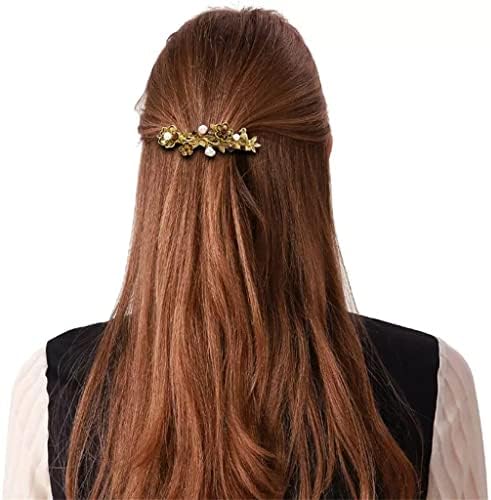 Kosa za kosu biserne kopče Headreress Flower Ladies Coiffure Clip Horizontalni isječak Ponytail Clip