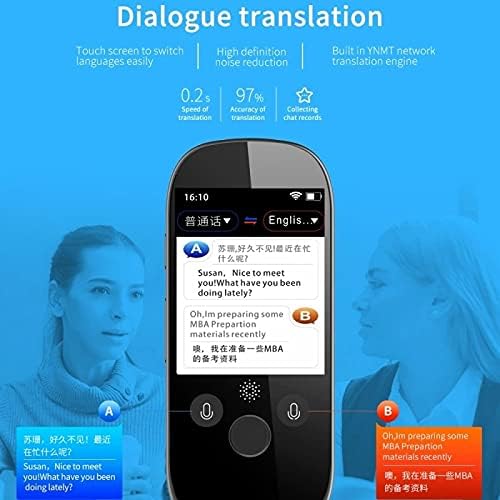 YTYZC 2,4-inčni Prevodilac glasa Smart Business Travel AI Mašina za prevođenje 512GB+4GB 45 jezika prevodilac