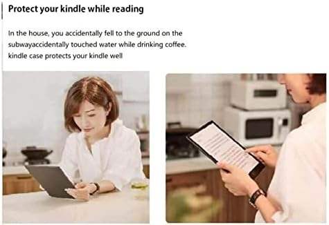 Wunm Studio Kindle Paperwhite Case - sve novo Smart Cover sa funkcijom Auto Sleep Wake za Kindle Paperwhite Signature Edition i Kindle Paperwhite 11. generacije 2021. objavljeno, početno M / crno