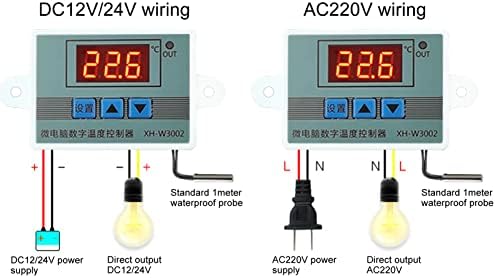 10A Digitalni ekran Termostat MicroComputer Inteligentni termostatski prekidač zagrijavajući regulator temperature sa vodootpornom