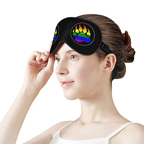 Funnystar LGBT Gay Pride Rainbow medvjeda šapa meko stanje mirovanja za spavanje za spavanje za spavanje savršenim blokovima svjetlo sa podesivim kaišem