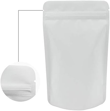 GooGou mat bijela zatvarača Mylar torba za čuvanje hrane Aluminijska folija torbe miris dokaz torbe 50kom
