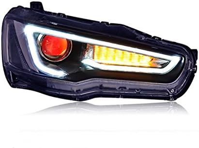 GOWE glavna lampa za oblikovanje automobila za LANCER farove LED prednja svjetla ANGEL EYES BEAM DRL Bi-Xenon Lens HID automobilska