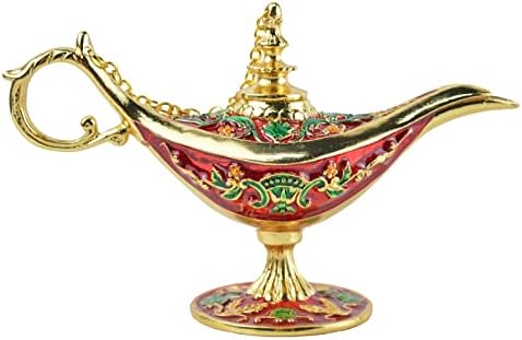 Fasalino Magic Genie Lampica Želja u ormarići Klasični vintage ukrasi Metalni zanat poklon za uređenje doma