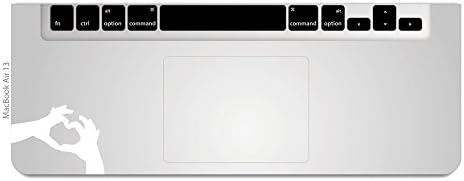 Ljubazni trgovina MacBook Air / Pro 11/13 MacBook naljepnica TV cm Ljubav Heart Hand TrackPad tastatura crna M691-b