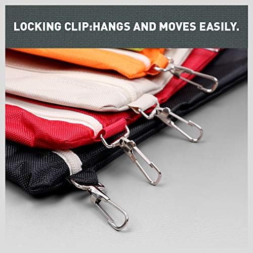 HORUSDY 5 PACK MULTIHNENI TORBITE ZIPPER, Torbice za alat Canvas, organizacijske torbe